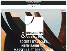 Tablet Screenshot of braunstein-associes.fr